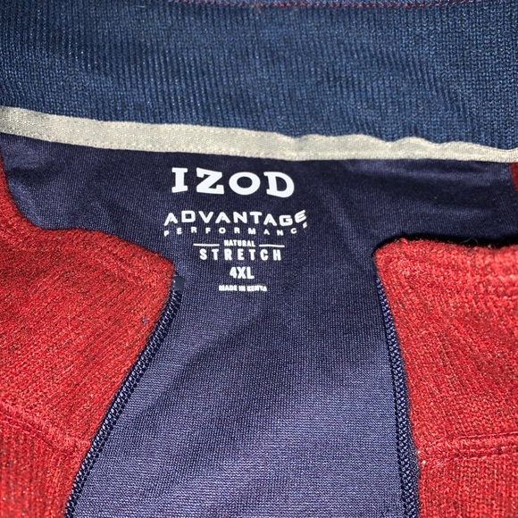 Izod 1/4 zip - Picture 2 of 3